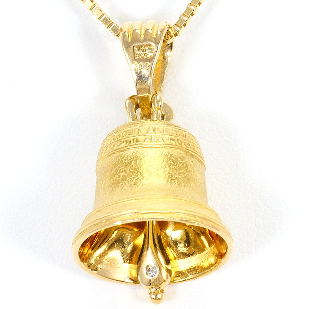 VINTAGE 18k Gold Diamond Necklace - Picture 3 of 7
